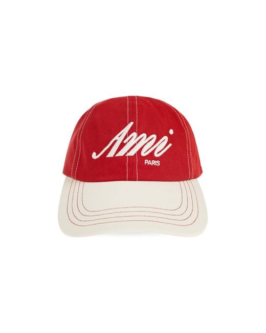 AMI Black Cap With Logo