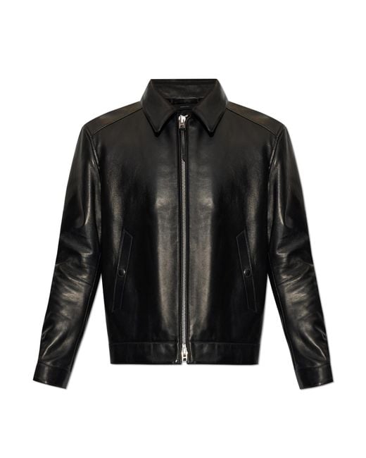 Tom Ford Black Leather Jacket for men