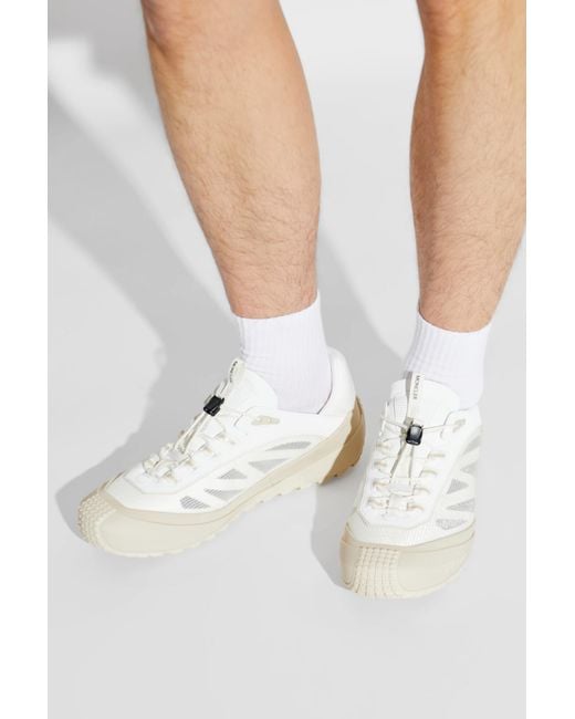 Moncler White 'Trailgrip Lp' Sports Shoes for men