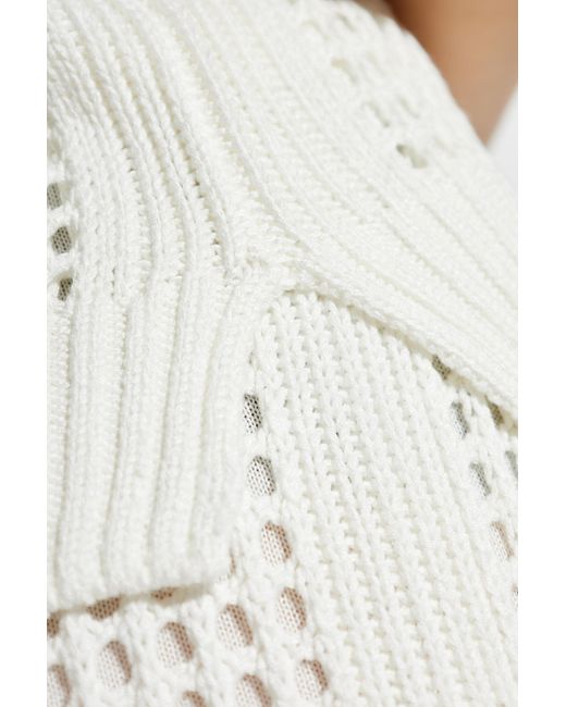 AllSaints White Lace Top Paloma
