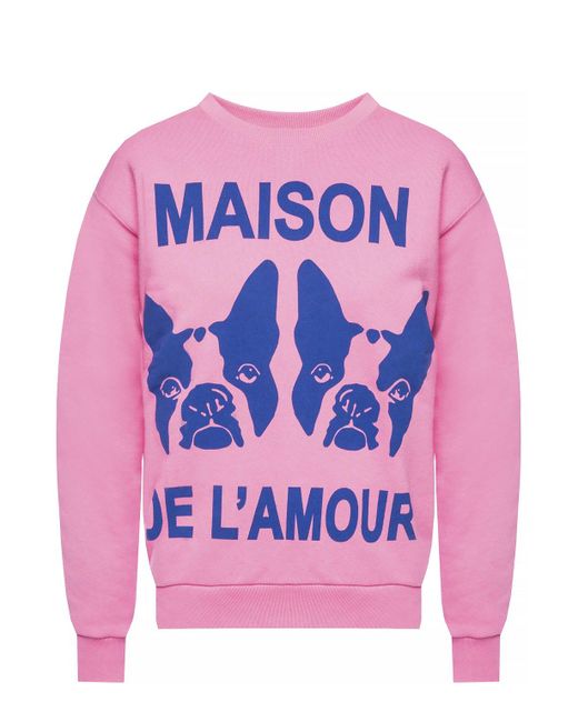Gucci Pink "maison De L'amour" T-shirt With Bosco And Orso