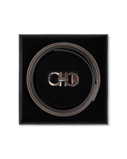Ferragamo Black Set: Two Straps And A Buckle for men