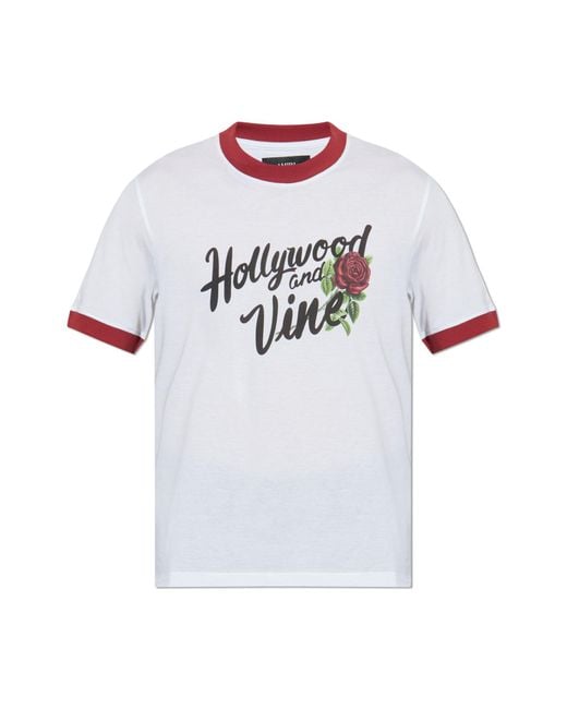 Amiri White T-Shirt With Print for men