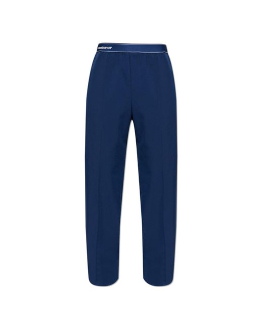 Casablanca Blue Trousers With Logo for men