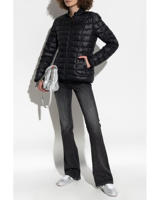 DIESEL Black Quilted Jacket 'W-Pilot-Fem'