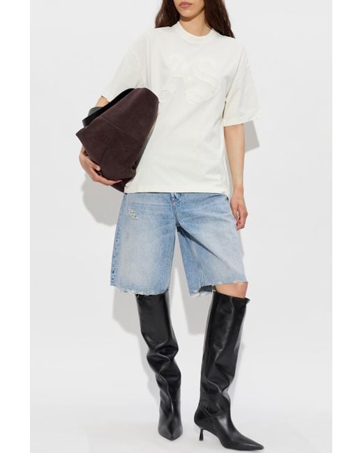 AllSaints White T-Shirt "Insignia"