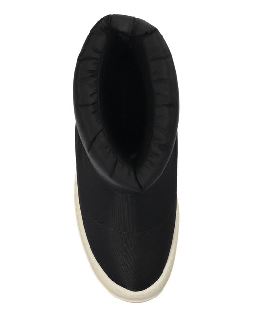 Rick Owens Black 'Mega Bumper' Snow Boots