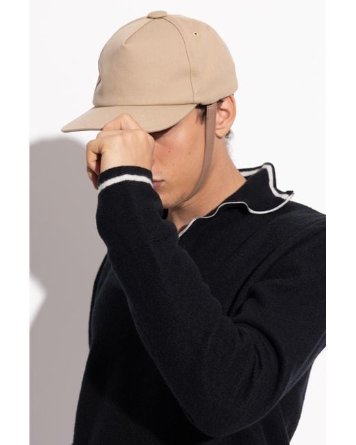 Maison Margiela White Baseball Cap for men