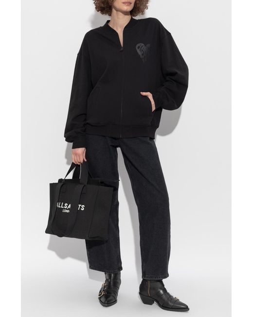 AllSaints Black Sweatshirt 'Poster'