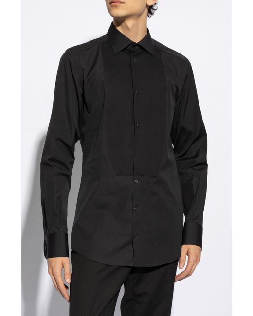 Dolce & Gabbana Black Tuxedo Shirt, for men