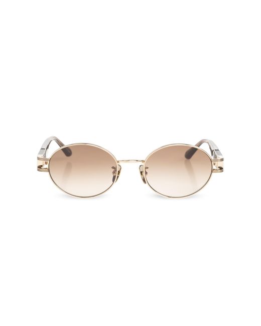 Linda Farrow Metallic Phoebe' Sunglasses