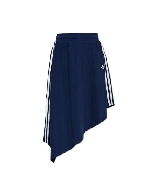 Adidas Originals Blue Asymmetrical Skirt