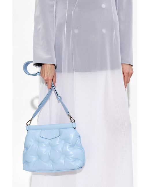 Maison Margiela Blue Shoulder Bag 'Glam Slam Classique Small'