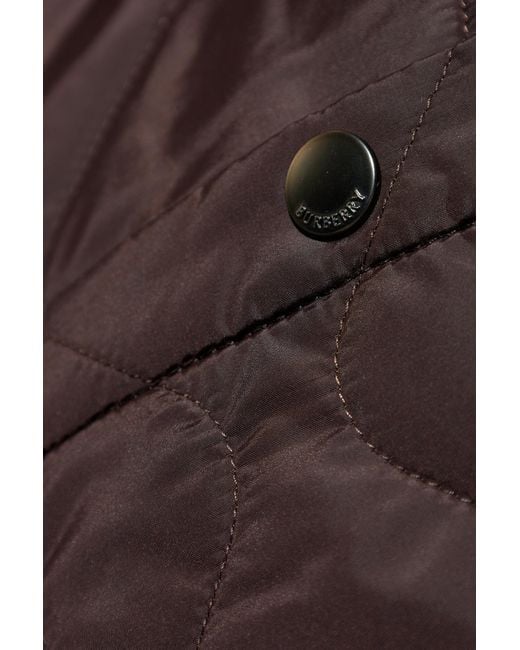 Burberry Brown Reversible Jacket "Brighton" for men