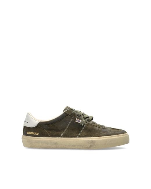 Golden Goose Deluxe Brand Green 'Soul Star' Sports Shoes for men