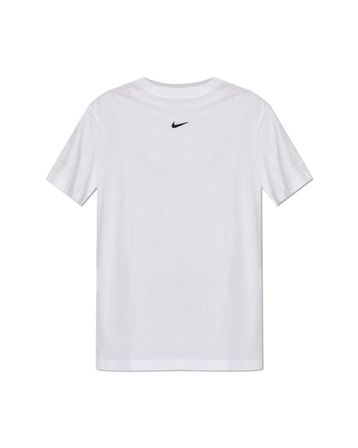 Nike White T-Shirt With Logo