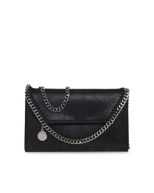 Stella McCartney Black 'Falabella Mini' Shoulder Bag