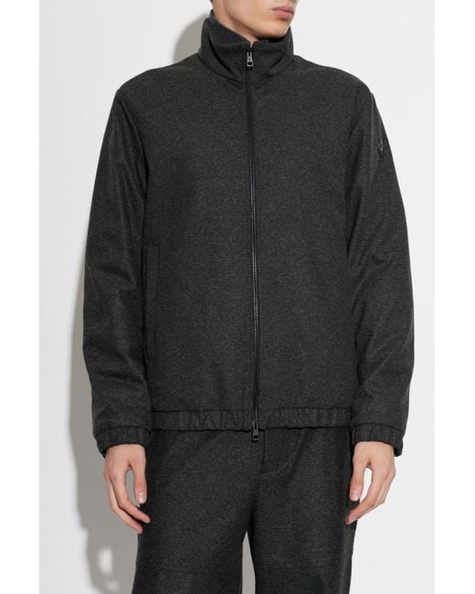 Moncler Black Quilted Jacket 'Limberl' for men