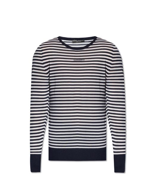 Dolce & Gabbana Multicolor Striped Sweater, for men