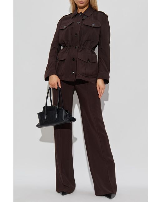 Tom Ford Brown Wide-Leg Trousers