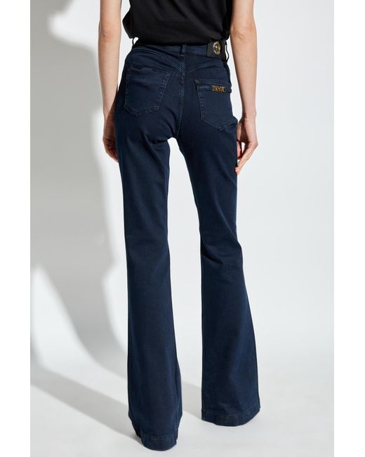 Versace Jeans Couture Blue Jeans With Logo