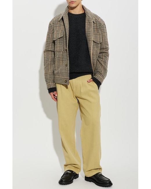 Isabel Marant Black Wool Sweater "Larry" for men