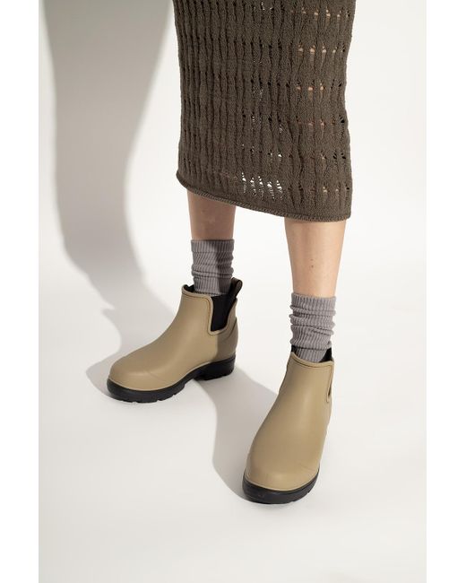 UGG 'droplet' Rain Boots in Brown | Lyst UK