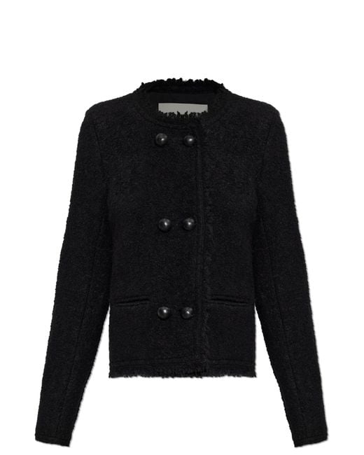 Isabel Marant Black "Suely" Tweed Blazer