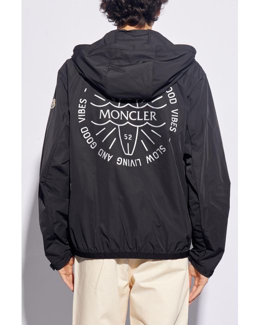 Moncler Blue 'clapier' Rain Jacket, for men
