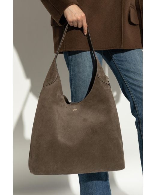 COACH Brown Shoulder Bag 'Suede 39'