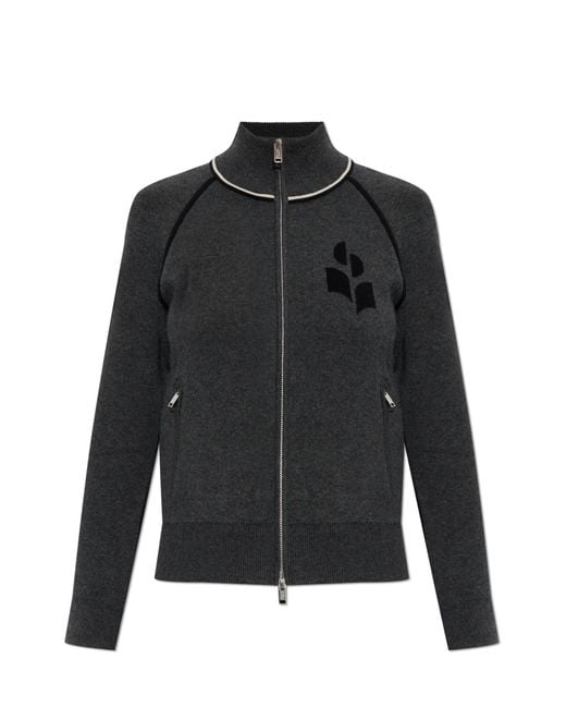 Isabel Marant Black Cardigan "Lanya"