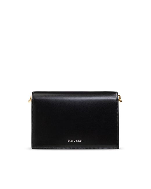 Alexander McQueen Black Skull Small Clutch