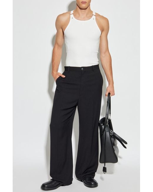 Courreges White Top With Logo for men