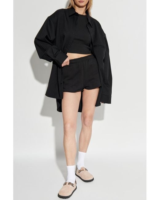 Entire studios Black T-Shirt Micro Waffle