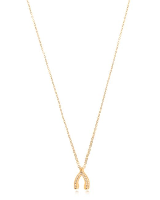 Kate Spade Metallic Necklace With Pendant