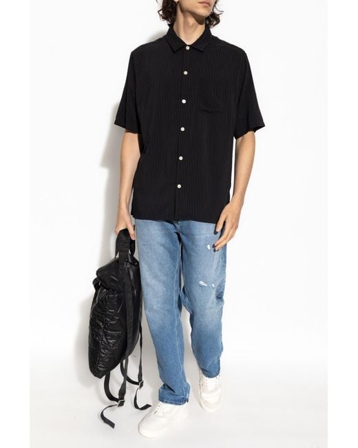 AllSaints Black Shirt 'Perry' for men