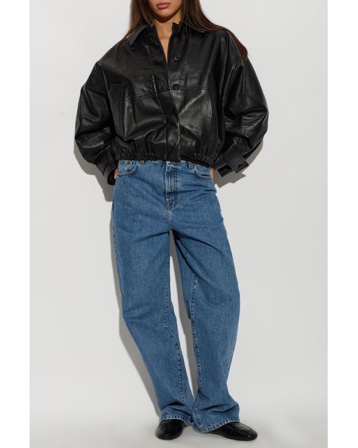 Rohe Black Leather Jacket
