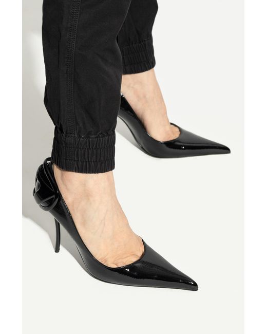 DIESEL Black Stilettos D-Ten Half