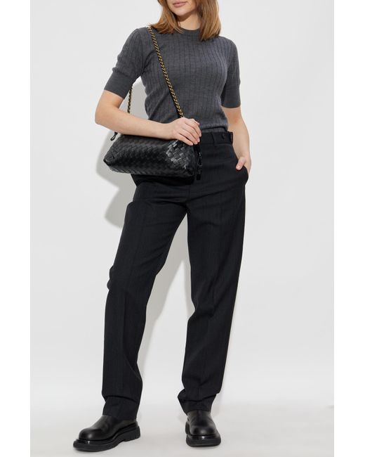 Bottega Veneta Gray Wool Top
