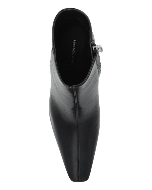 MICHAEL Michael Kors Black Heeled Ankle Boots 'Elise'