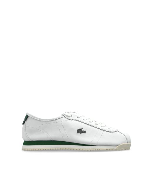 Lacoste White Sports Shoes "Club-Low"