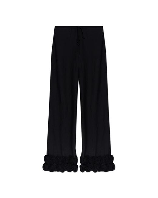 Oseree Black Beach Pants