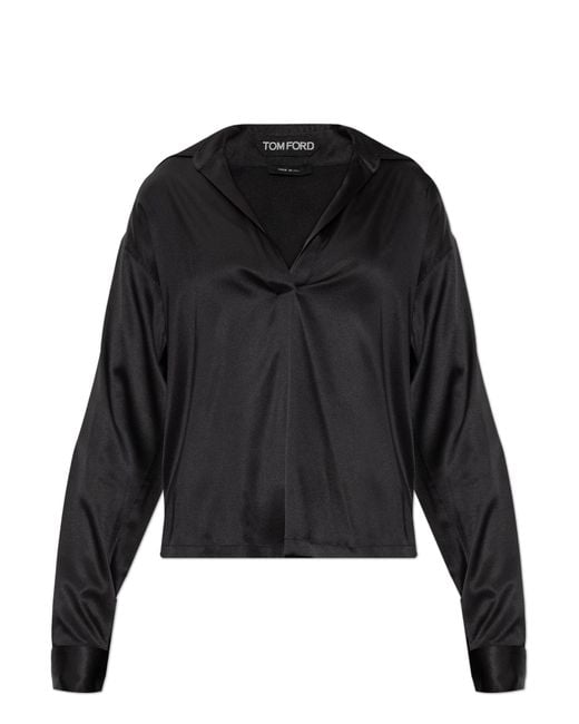 Tom Ford Black Silk Shirt