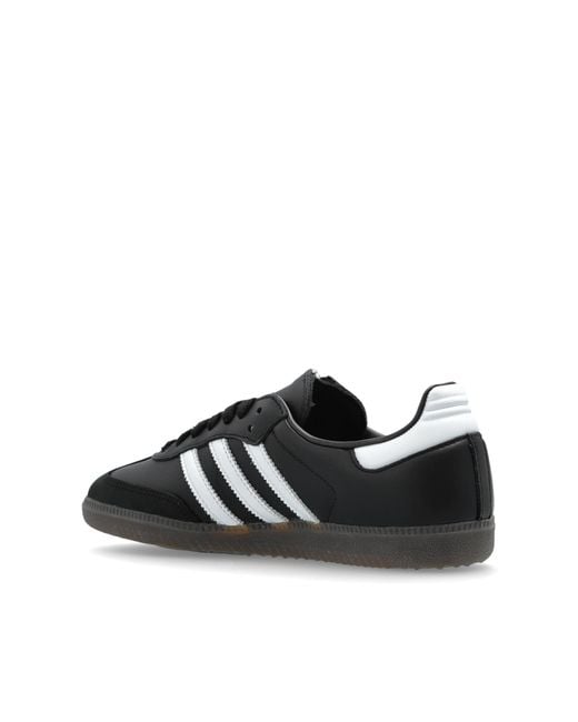 Adidas Originals Black Sports Shoes "Samba Og"