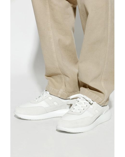 Hogan White 'Interactive' Sports Shoes for men
