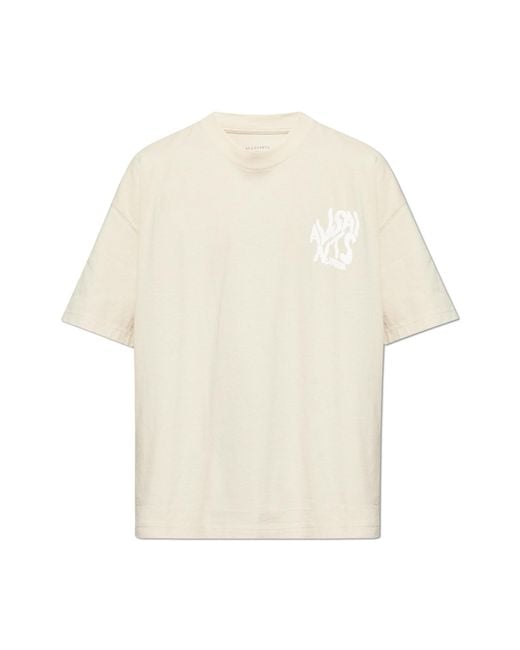 AllSaints White T-Shirt "Orlando" for men