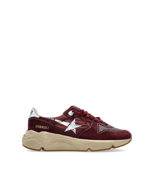 Golden Goose Deluxe Brand Brown "Running Sole With Printed Star" Sports Shoes
