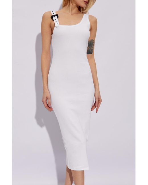 Versace White Slip Dress