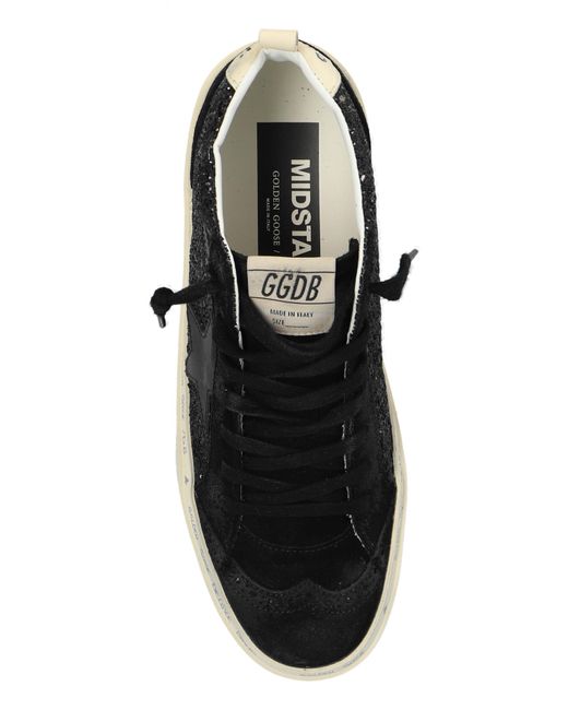 Golden Goose Deluxe Brand Black Ankle-high Sneakers 'hi Mid Star Classic',
