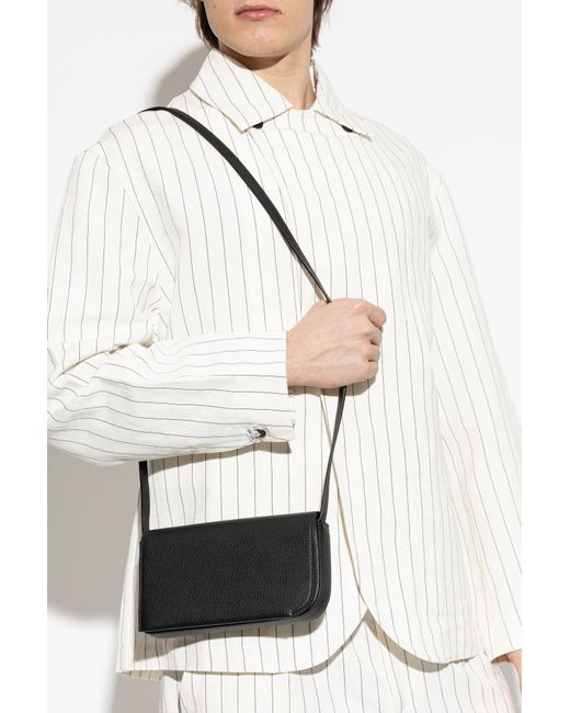 Jacquemus Black Shoulder Bag 'Le Curvo' for men